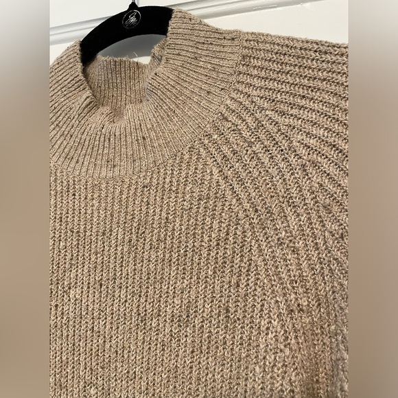 Abercrombie & Fitch Knit Sweater Dress, Light Brown, Size Small - Picture 4 of 9